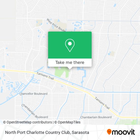 North Port Charlotte Country Club map