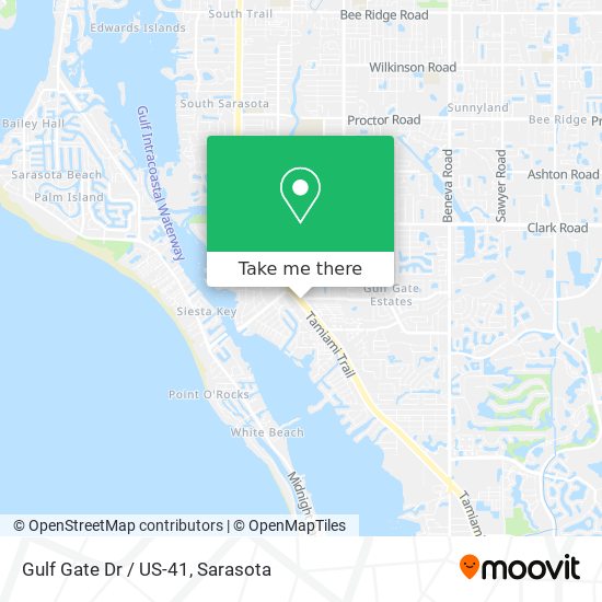 Mapa de Gulf Gate Dr / US-41