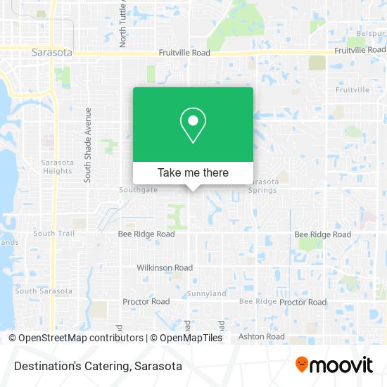 Mapa de Destination's Catering