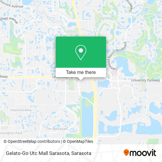 Gelato-Go Utc Mall Sarasota map