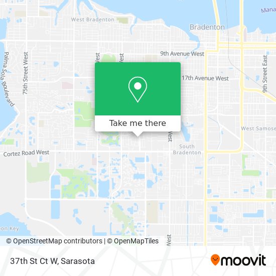Mapa de 37th St Ct W