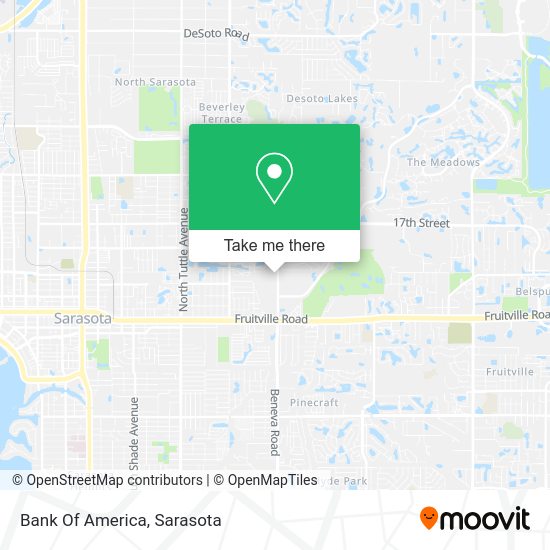 Mapa de Bank Of America