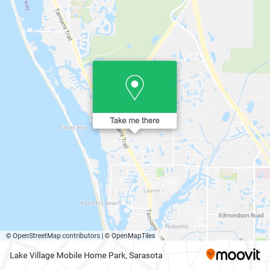 Lake Village Mobile Home Park map