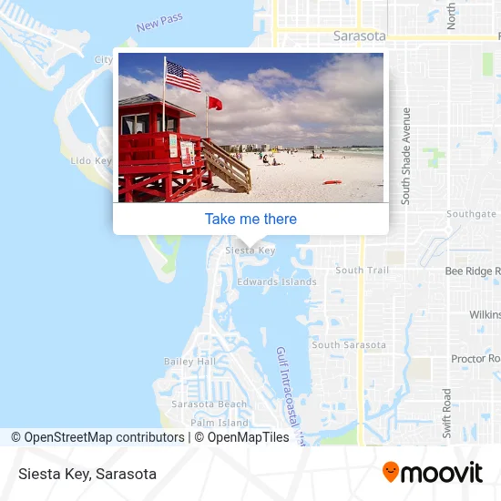 Siesta Key map