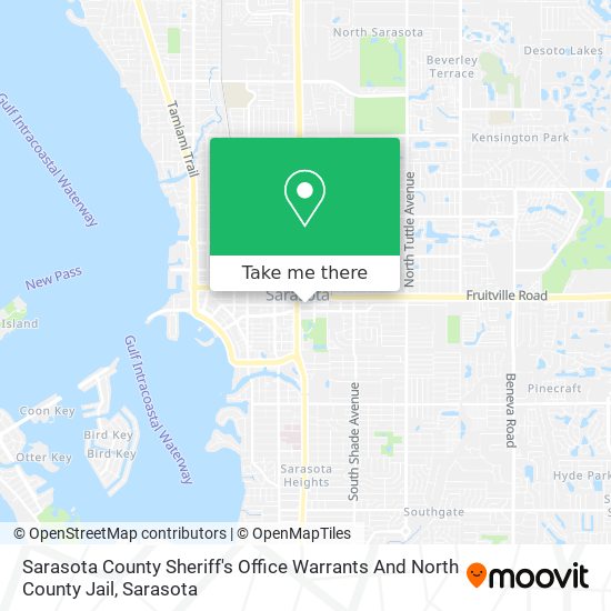 Sarasota County Sheriff's Office Warrants And North County Jail map