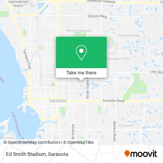 Ed Smith Stadium map