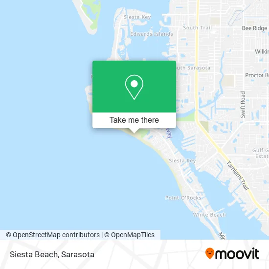 Siesta Beach map