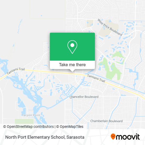 North Port Elementary School map