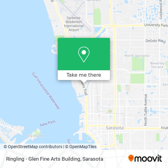 Ringling - Glen Fine Arts Building map
