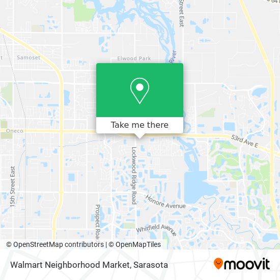 Walmart Neighborhood Market map