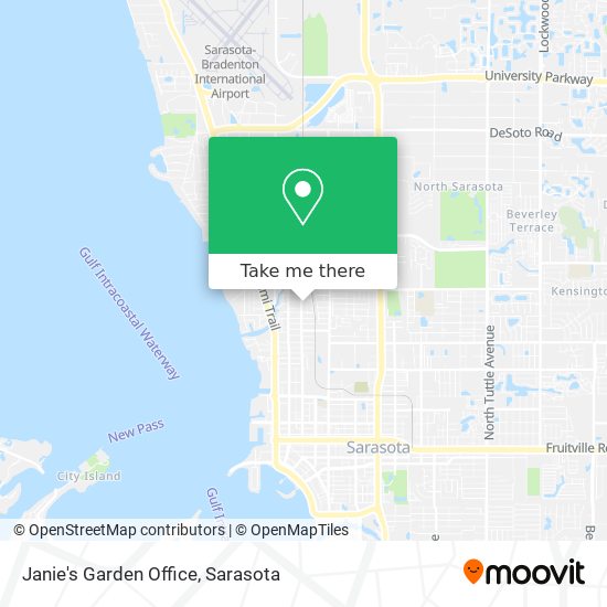 Mapa de Janie's Garden Office