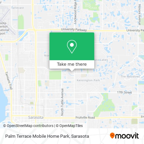 Palm Terrace Mobile Home Park map