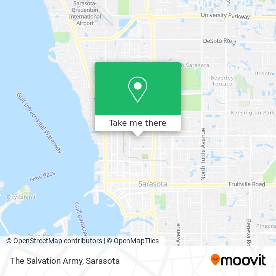 The Salvation Army map