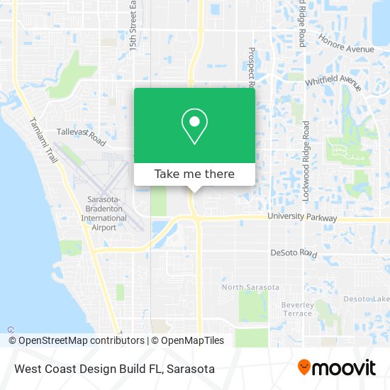 West Coast Design Build FL map