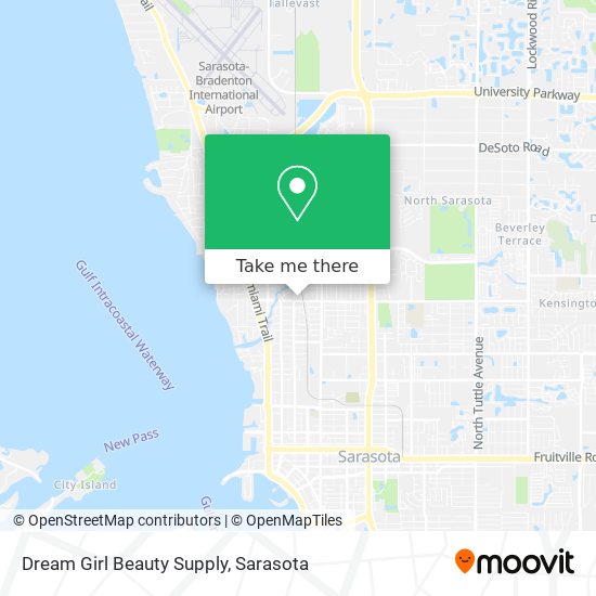 Mapa de Dream Girl Beauty Supply