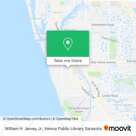 William H. Jervey, Jr., Venice Public Library map