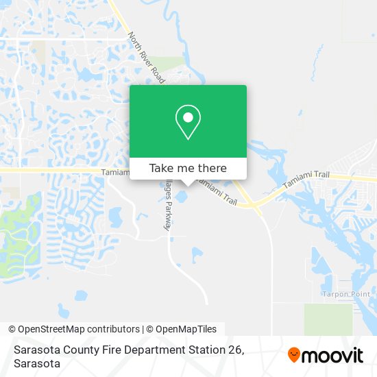 Mapa de Sarasota County Fire Department Station 26