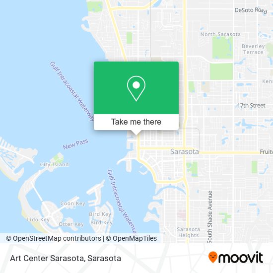 Art Center Sarasota map