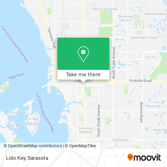 Lido Key map