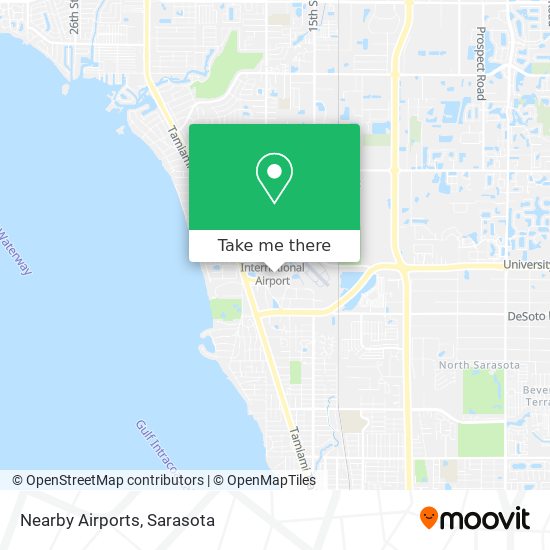 Mapa de Nearby Airports