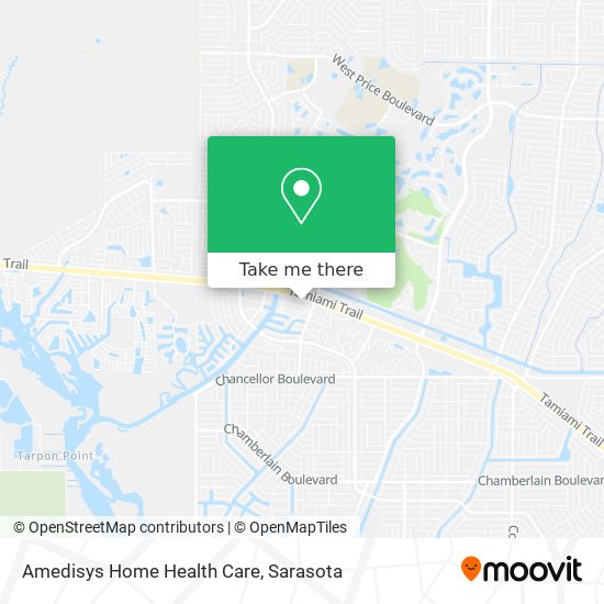 Amedisys Home Health Care map