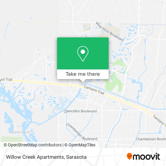 Mapa de Willow Creek Apartments