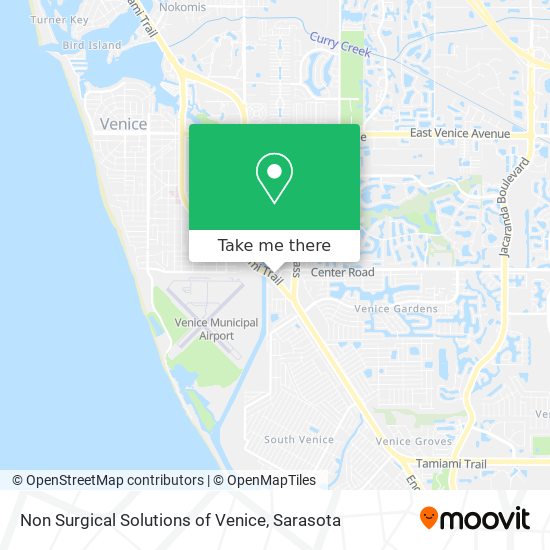 Non Surgical Solutions of Venice map