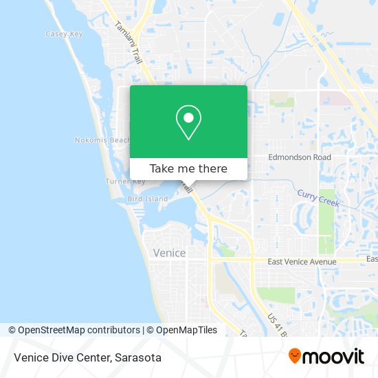 Venice Dive Center map