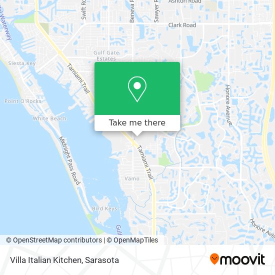 Villa Italian Kitchen map