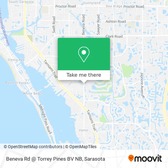 Mapa de Beneva Rd @ Torrey Pines BV NB