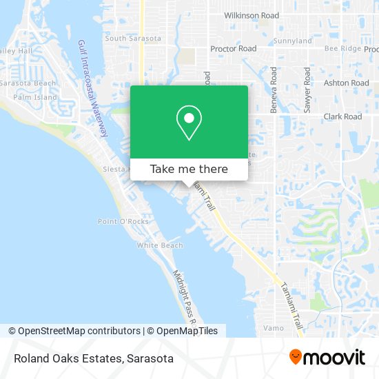 Roland Oaks Estates map