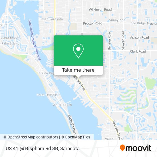 Mapa de US 41 @ Bispham Rd SB