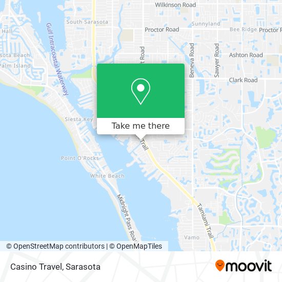 Casino Travel map