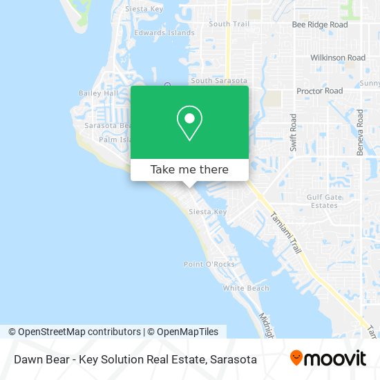 Dawn Bear - Key Solution Real Estate map