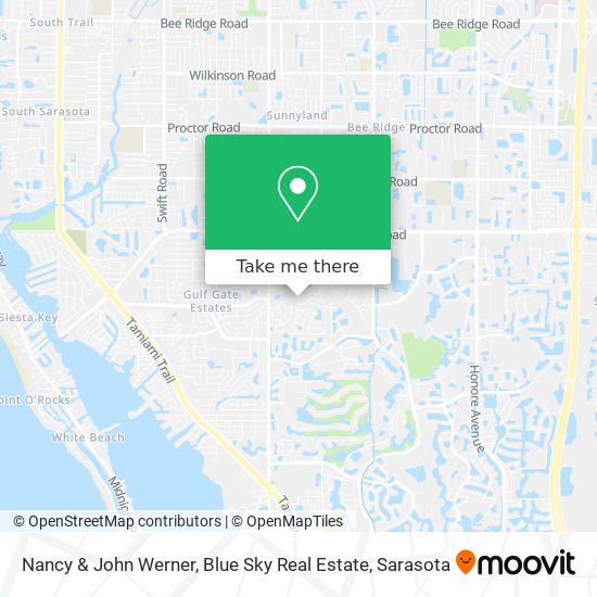 Nancy & John Werner, Blue Sky Real Estate map