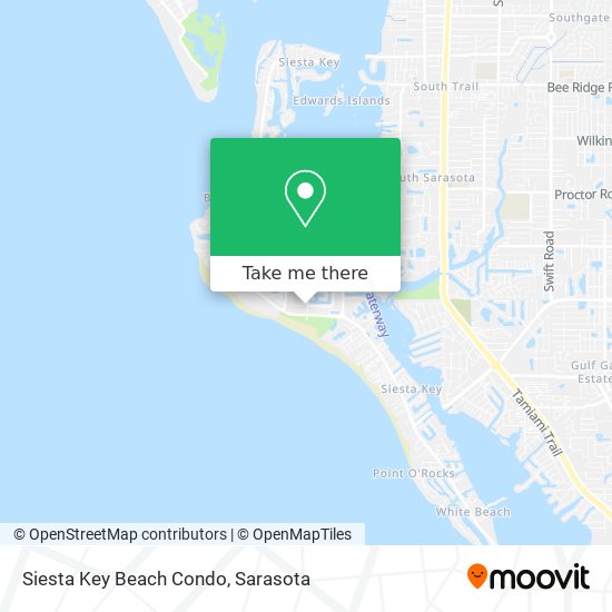 Mapa de Siesta Key Beach Condo