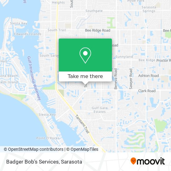 Mapa de Badger Bob's Services