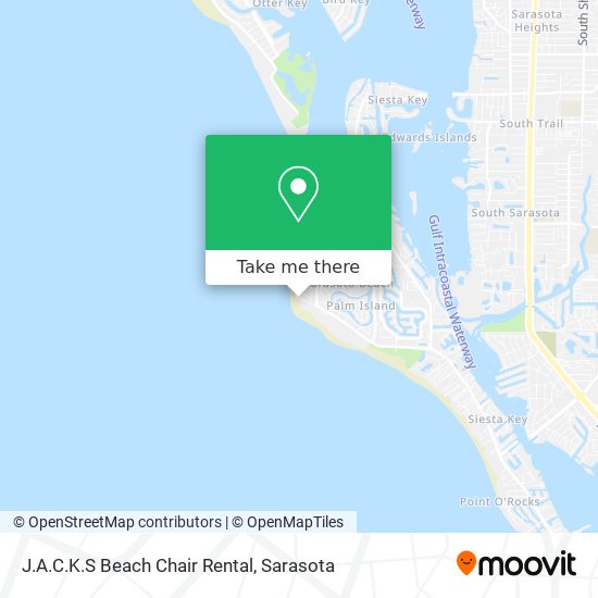 J.A.C.K.S Beach Chair Rental map