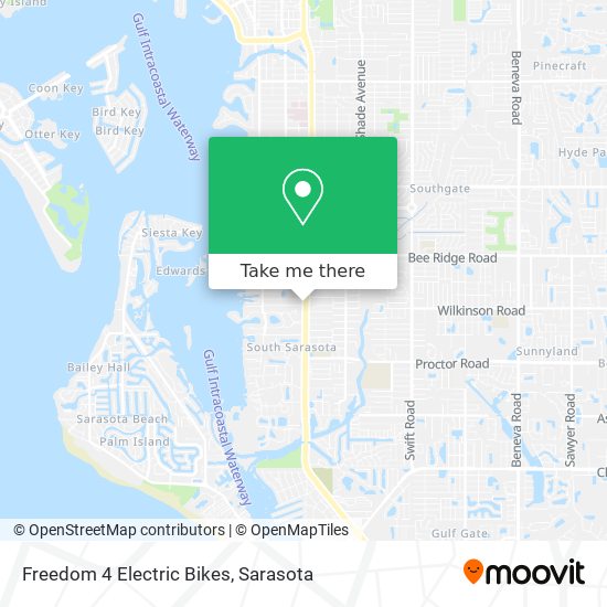 Mapa de Freedom 4 Electric Bikes