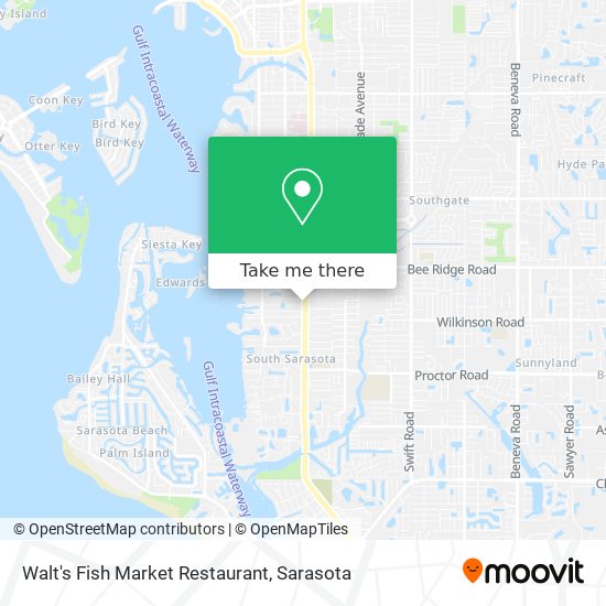 Walt's Fish Market Restaurant map
