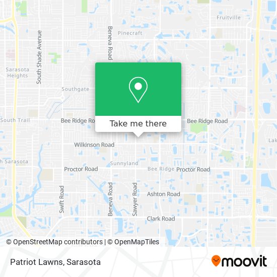 Mapa de Patriot Lawns