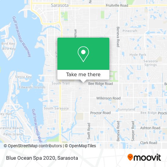 Blue Ocean Spa 2020 map