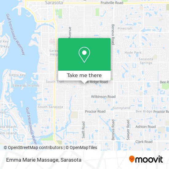 Emma Marie Massage map