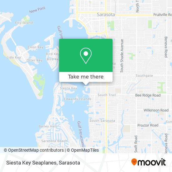 Mapa de Siesta Key Seaplanes
