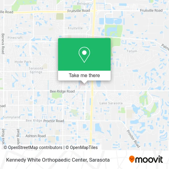 Kennedy White Orthopaedic Center map