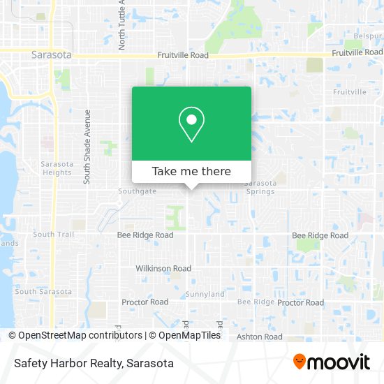 Safety Harbor Realty map