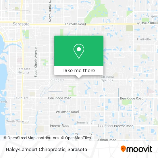 Haley-Lamourt Chiropractic map