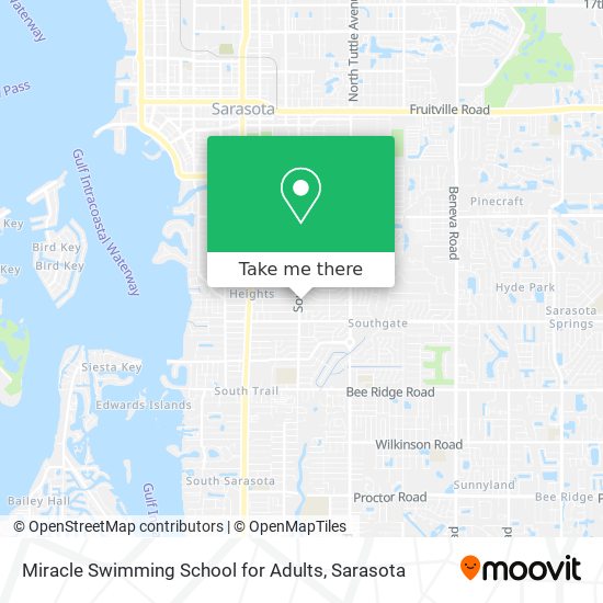 Mapa de Miracle Swimming School for Adults