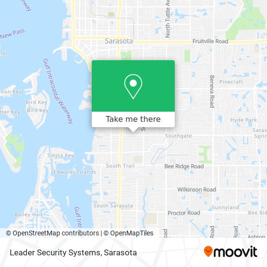 Leader Security Systems map