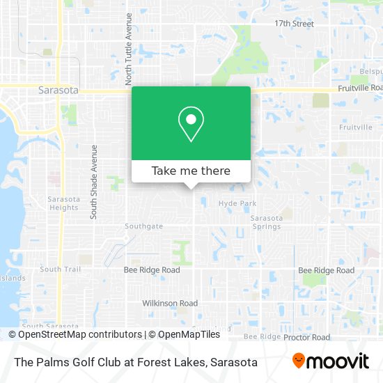Mapa de The Palms Golf Club at Forest Lakes